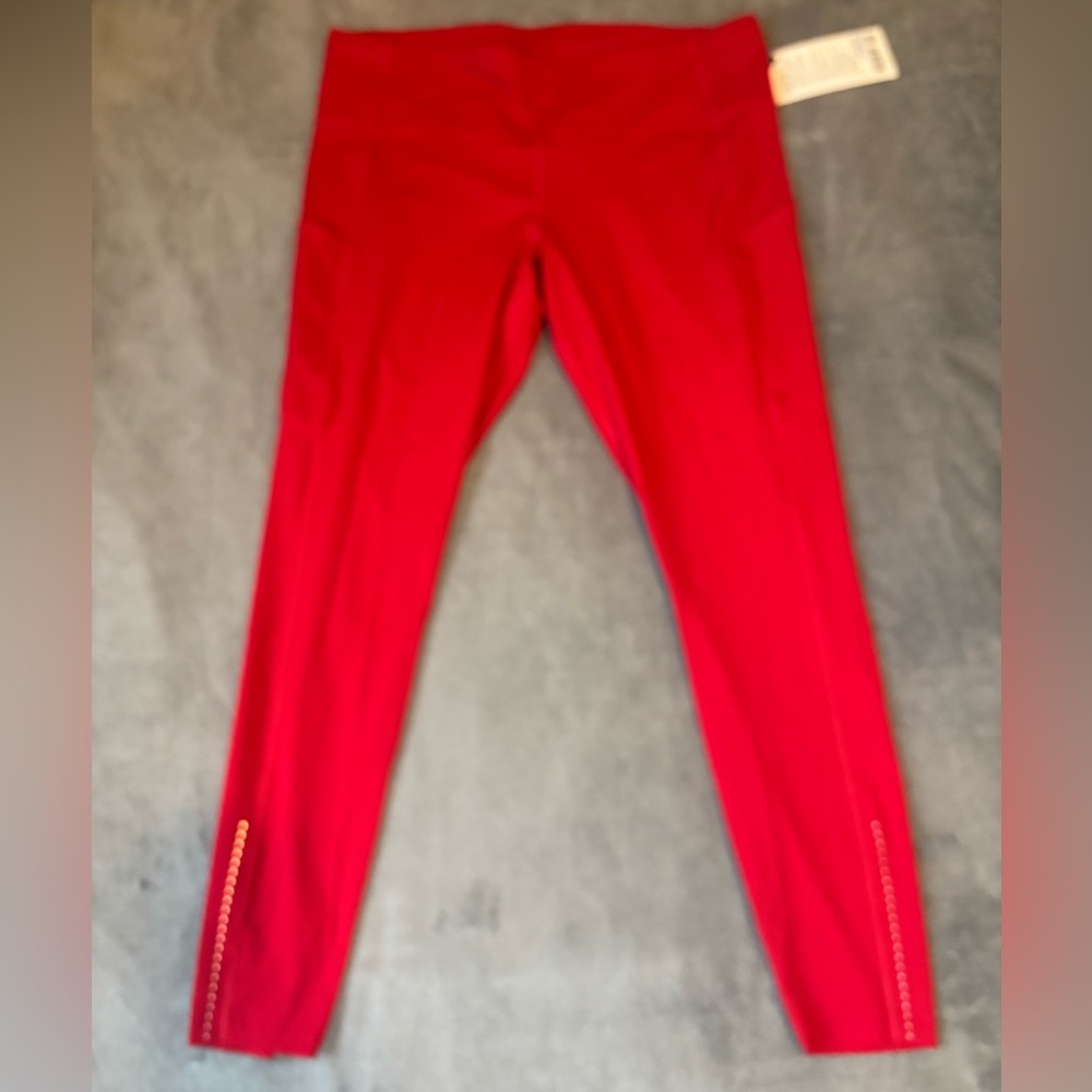 Lululemon Fast & Free HR Tight 28” *Ref - Dark Red - Size 18 - Picture 2 of 6